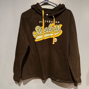 Fanatics Pittsburgh Steelers Women’s Black Hoodie Large